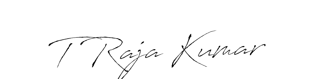 if you are searching for the best signature style for your name T Raja Kumar. so please give up your signature search. here we have designed multiple signature styles  using Antro_Vectra. T Raja Kumar signature style 6 images and pictures png