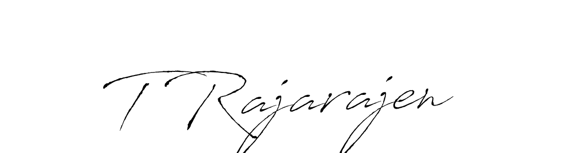 Use a signature maker to create a handwritten signature online. With this signature software, you can design (Antro_Vectra) your own signature for name T Rajarajen. T Rajarajen signature style 6 images and pictures png