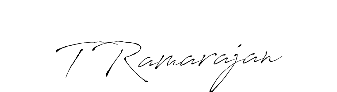How to Draw T Ramarajan signature style? Antro_Vectra is a latest design signature styles for name T Ramarajan. T Ramarajan signature style 6 images and pictures png
