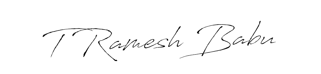 Also You can easily find your signature by using the search form. We will create T Ramesh Babu name handwritten signature images for you free of cost using Antro_Vectra sign style. T Ramesh Babu signature style 6 images and pictures png