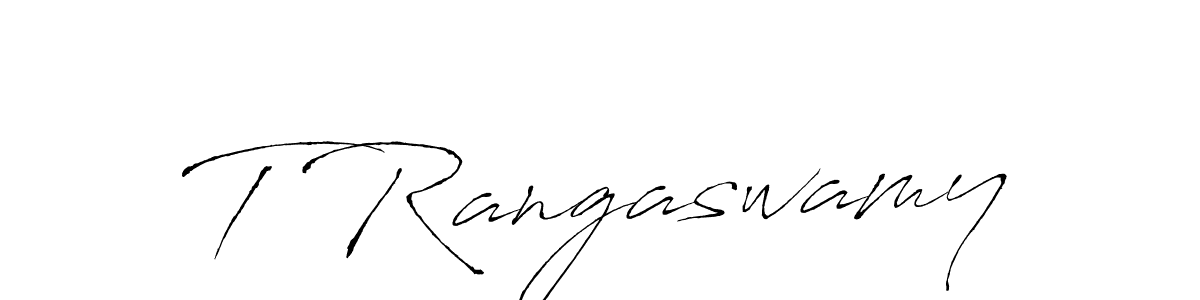 You should practise on your own different ways (Antro_Vectra) to write your name (T Rangaswamy) in signature. don't let someone else do it for you. T Rangaswamy signature style 6 images and pictures png