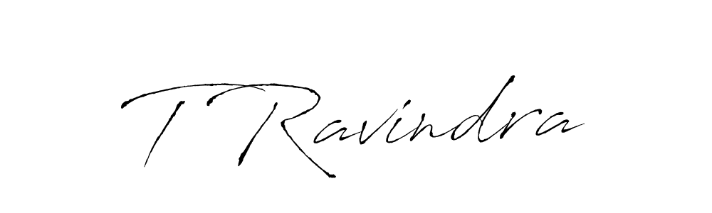 You should practise on your own different ways (Antro_Vectra) to write your name (T Ravindra) in signature. don't let someone else do it for you. T Ravindra signature style 6 images and pictures png