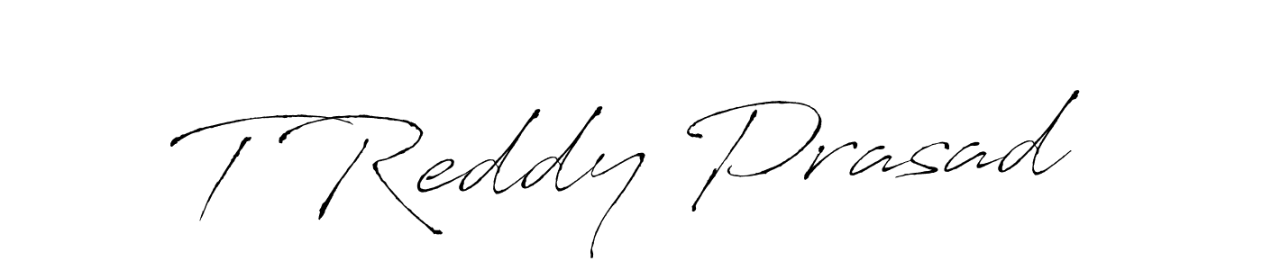 T Reddy Prasad stylish signature style. Best Handwritten Sign (Antro_Vectra) for my name. Handwritten Signature Collection Ideas for my name T Reddy Prasad. T Reddy Prasad signature style 6 images and pictures png