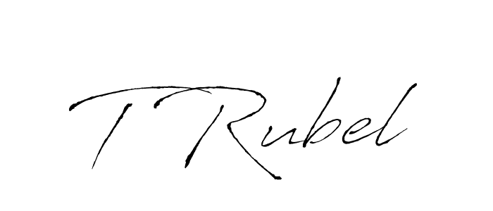 Similarly Antro_Vectra is the best handwritten signature design. Signature creator online .You can use it as an online autograph creator for name T Rubel. T Rubel signature style 6 images and pictures png