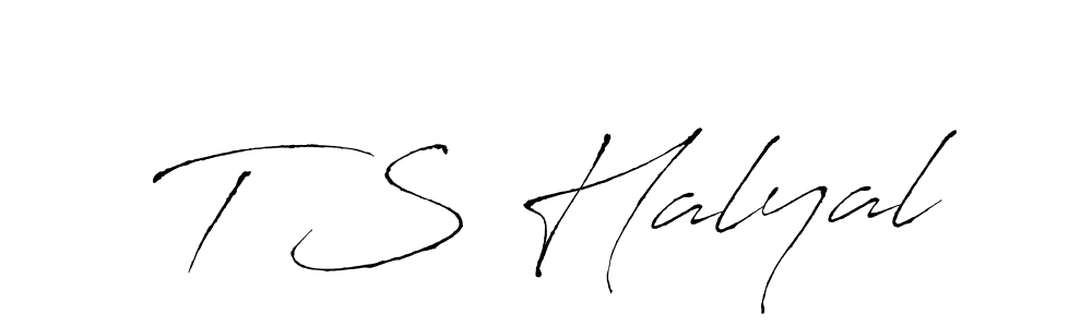 Make a beautiful signature design for name T S Halyal. Use this online signature maker to create a handwritten signature for free. T S Halyal signature style 6 images and pictures png