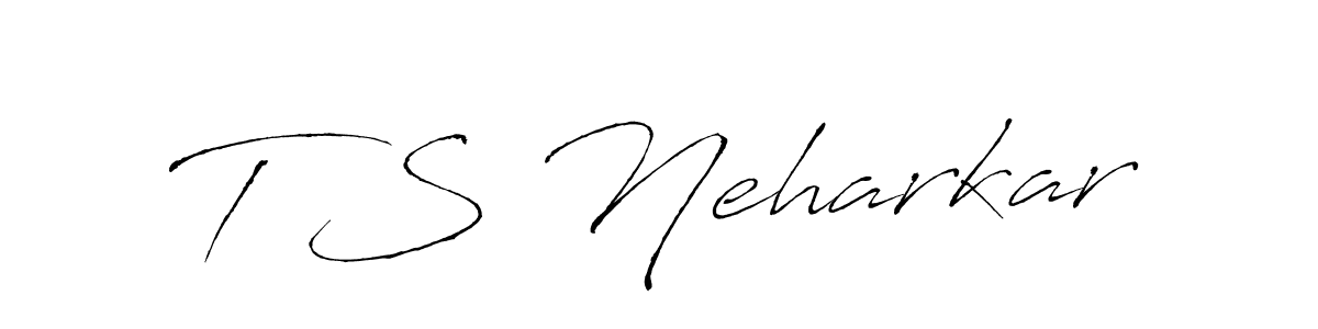 Make a beautiful signature design for name T S Neharkar. Use this online signature maker to create a handwritten signature for free. T S Neharkar signature style 6 images and pictures png