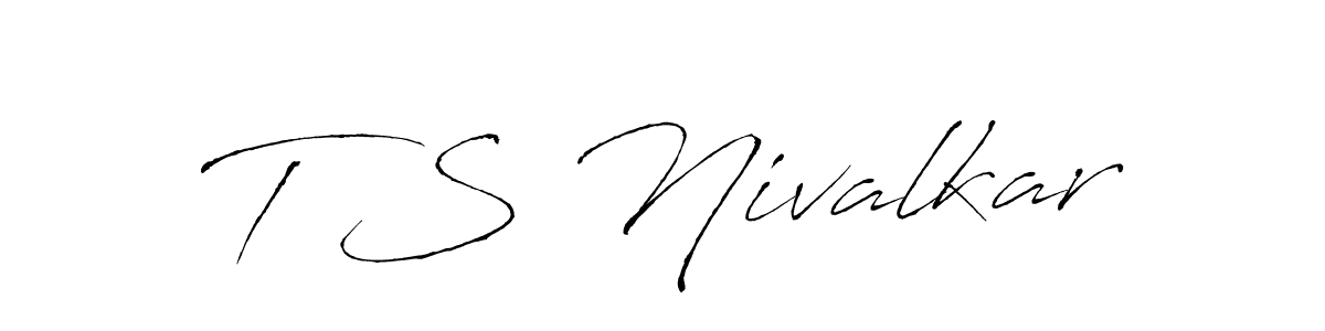 Use a signature maker to create a handwritten signature online. With this signature software, you can design (Antro_Vectra) your own signature for name T S Nivalkar. T S Nivalkar signature style 6 images and pictures png