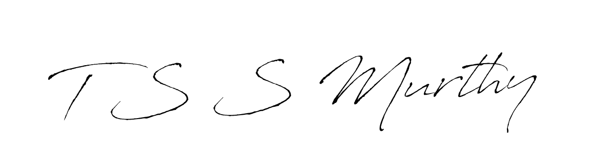 T S S Murthy stylish signature style. Best Handwritten Sign (Antro_Vectra) for my name. Handwritten Signature Collection Ideas for my name T S S Murthy. T S S Murthy signature style 6 images and pictures png