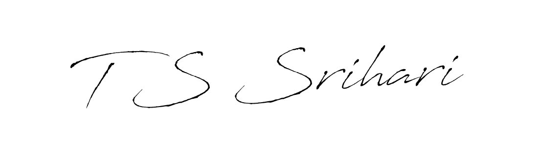 Make a beautiful signature design for name T S Srihari. Use this online signature maker to create a handwritten signature for free. T S Srihari signature style 6 images and pictures png