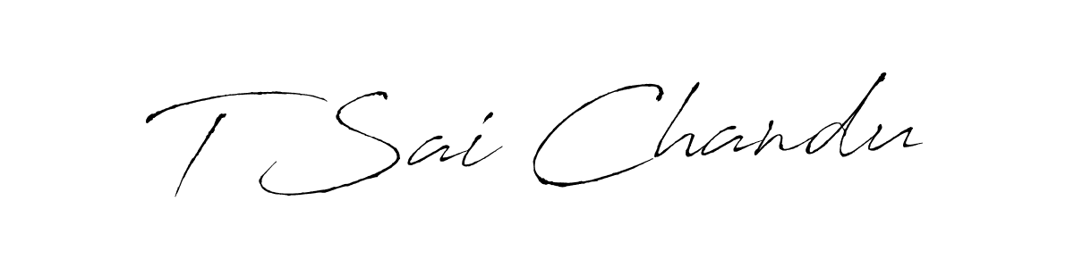 Also we have T Sai Chandu name is the best signature style. Create professional handwritten signature collection using Antro_Vectra autograph style. T Sai Chandu signature style 6 images and pictures png