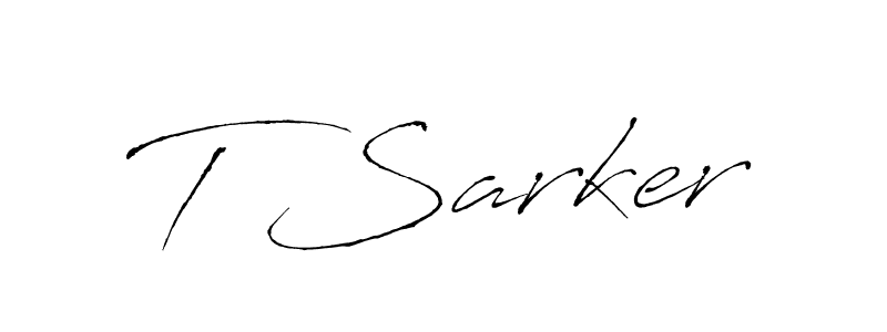 The best way (Antro_Vectra) to make a short signature is to pick only two or three words in your name. The name T Sarker include a total of six letters. For converting this name. T Sarker signature style 6 images and pictures png