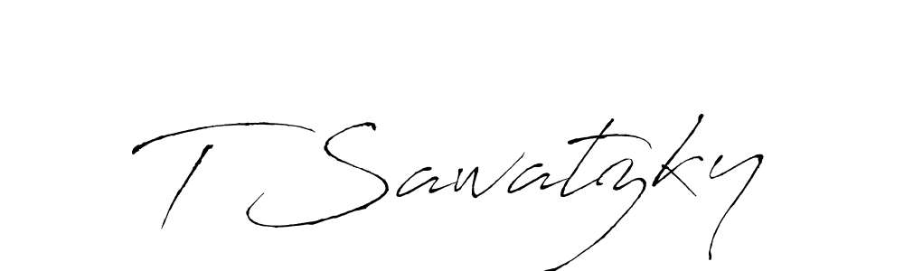 Also we have T Sawatzky name is the best signature style. Create professional handwritten signature collection using Antro_Vectra autograph style. T Sawatzky signature style 6 images and pictures png