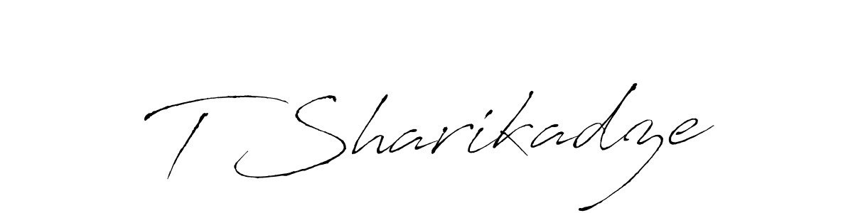 How to Draw T Sharikadze signature style? Antro_Vectra is a latest design signature styles for name T Sharikadze. T Sharikadze signature style 6 images and pictures png