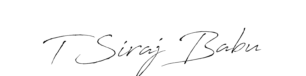 Here are the top 10 professional signature styles for the name T Siraj Babu. These are the best autograph styles you can use for your name. T Siraj Babu signature style 6 images and pictures png