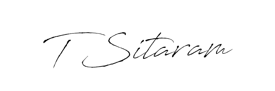 Also You can easily find your signature by using the search form. We will create T Sitaram name handwritten signature images for you free of cost using Antro_Vectra sign style. T Sitaram signature style 6 images and pictures png