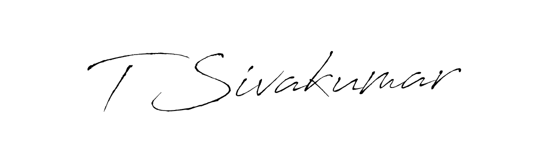 Also You can easily find your signature by using the search form. We will create T Sivakumar name handwritten signature images for you free of cost using Antro_Vectra sign style. T Sivakumar signature style 6 images and pictures png