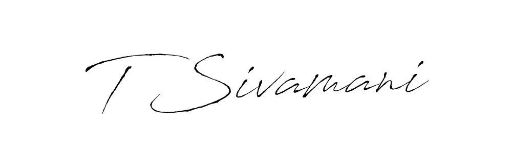 It looks lik you need a new signature style for name T Sivamani. Design unique handwritten (Antro_Vectra) signature with our free signature maker in just a few clicks. T Sivamani signature style 6 images and pictures png