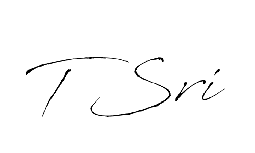 Antro_Vectra is a professional signature style that is perfect for those who want to add a touch of class to their signature. It is also a great choice for those who want to make their signature more unique. Get T Sri name to fancy signature for free. T Sri signature style 6 images and pictures png