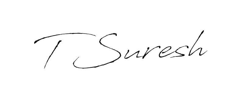 Once you've used our free online signature maker to create your best signature Antro_Vectra style, it's time to enjoy all of the benefits that T Suresh name signing documents. T Suresh signature style 6 images and pictures png