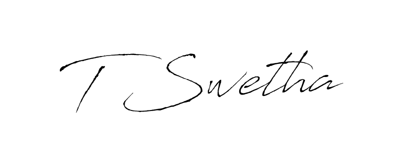 This is the best signature style for the T Swetha name. Also you like these signature font (Antro_Vectra). Mix name signature. T Swetha signature style 6 images and pictures png