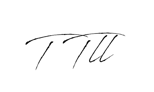 How to Draw T Tll signature style? Antro_Vectra is a latest design signature styles for name T Tll. T Tll signature style 6 images and pictures png