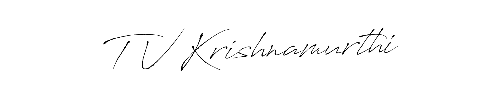 Once you've used our free online signature maker to create your best signature Antro_Vectra style, it's time to enjoy all of the benefits that T V Krishnamurthi name signing documents. T V Krishnamurthi signature style 6 images and pictures png