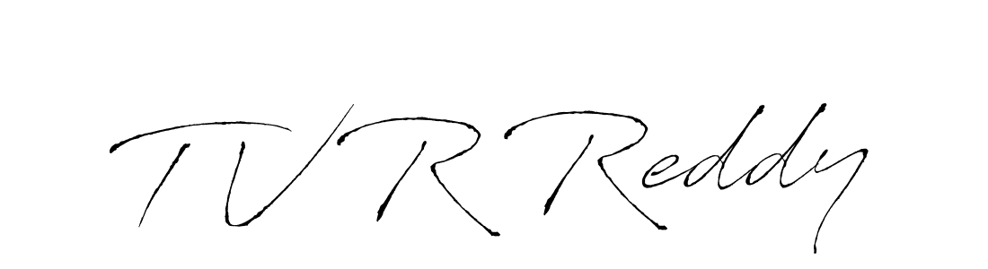 Antro_Vectra is a professional signature style that is perfect for those who want to add a touch of class to their signature. It is also a great choice for those who want to make their signature more unique. Get T V R Reddy name to fancy signature for free. T V R Reddy signature style 6 images and pictures png