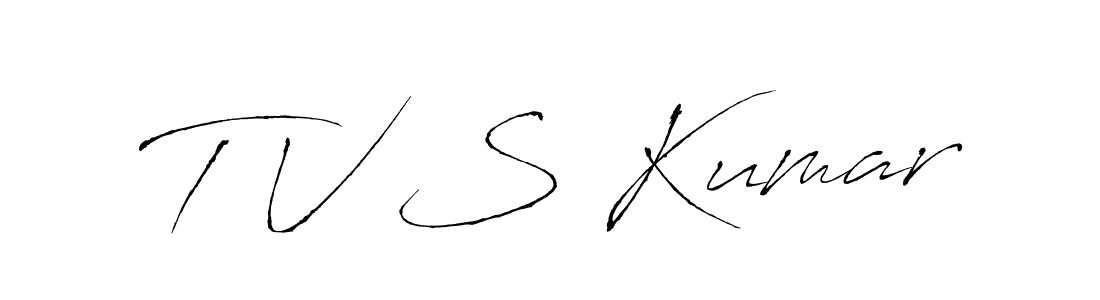 Use a signature maker to create a handwritten signature online. With this signature software, you can design (Antro_Vectra) your own signature for name T V S Kumar. T V S Kumar signature style 6 images and pictures png