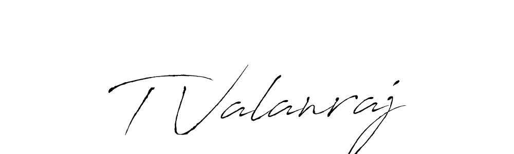 You should practise on your own different ways (Antro_Vectra) to write your name (T Valanraj) in signature. don't let someone else do it for you. T Valanraj signature style 6 images and pictures png