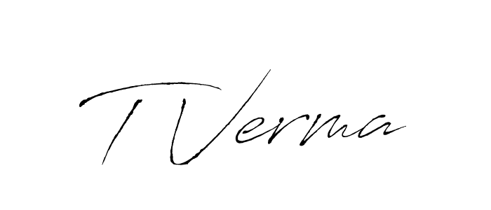 It looks lik you need a new signature style for name T Verma. Design unique handwritten (Antro_Vectra) signature with our free signature maker in just a few clicks. T Verma signature style 6 images and pictures png