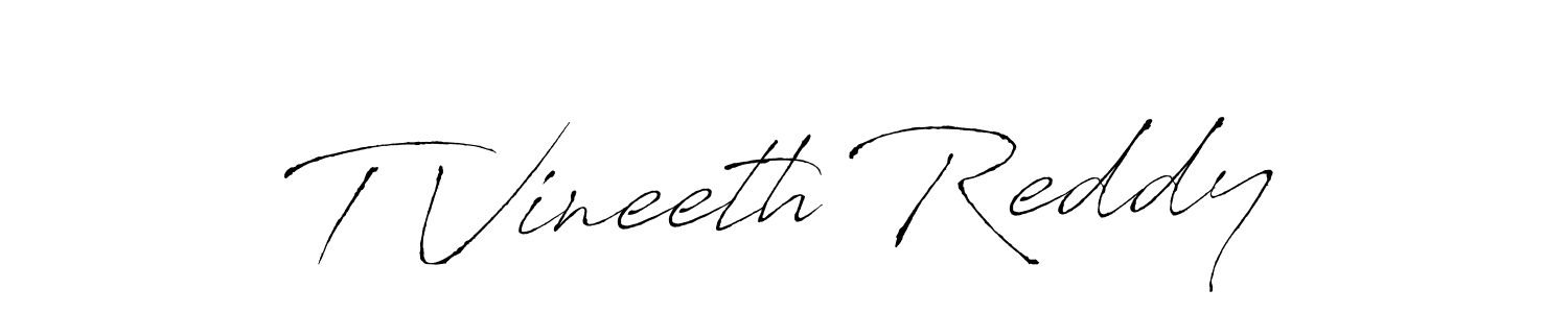 Make a beautiful signature design for name T Vineeth Reddy. Use this online signature maker to create a handwritten signature for free. T Vineeth Reddy signature style 6 images and pictures png