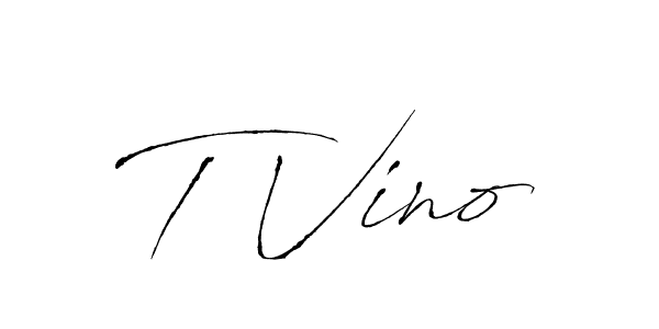 if you are searching for the best signature style for your name T Vino. so please give up your signature search. here we have designed multiple signature styles  using Antro_Vectra. T Vino signature style 6 images and pictures png