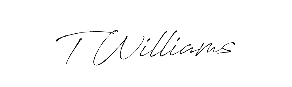 Check out images of Autograph of T Williams name. Actor T Williams Signature Style. Antro_Vectra is a professional sign style online. T Williams signature style 6 images and pictures png