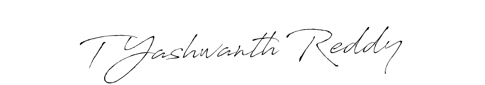 How to make T Yashwanth Reddy signature? Antro_Vectra is a professional autograph style. Create handwritten signature for T Yashwanth Reddy name. T Yashwanth Reddy signature style 6 images and pictures png