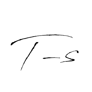 How to Draw T-s signature style? Antro_Vectra is a latest design signature styles for name T-s. T-s signature style 6 images and pictures png