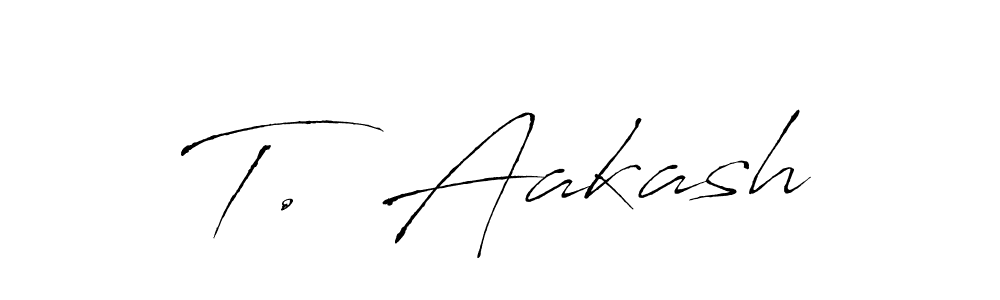 How to Draw T.  Aakash signature style? Antro_Vectra is a latest design signature styles for name T.  Aakash. T.  Aakash signature style 6 images and pictures png