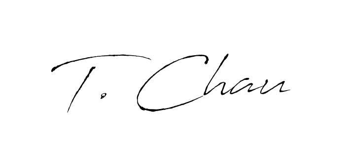 This is the best signature style for the T. Chau name. Also you like these signature font (Antro_Vectra). Mix name signature. T. Chau signature style 6 images and pictures png