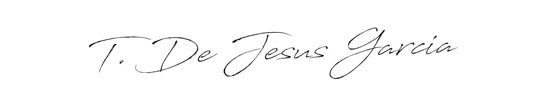 How to make T. De Jesus Garcia signature? Antro_Vectra is a professional autograph style. Create handwritten signature for T. De Jesus Garcia name. T. De Jesus Garcia signature style 6 images and pictures png