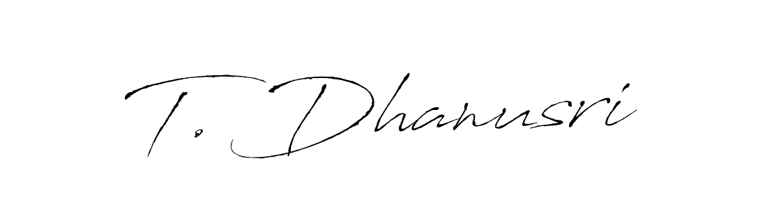 How to Draw T. Dhanusri signature style? Antro_Vectra is a latest design signature styles for name T. Dhanusri. T. Dhanusri signature style 6 images and pictures png