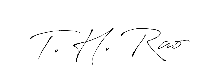 Check out images of Autograph of T. H. Rao name. Actor T. H. Rao Signature Style. Antro_Vectra is a professional sign style online. T. H. Rao signature style 6 images and pictures png