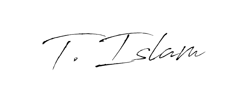 It looks lik you need a new signature style for name T. Islam. Design unique handwritten (Antro_Vectra) signature with our free signature maker in just a few clicks. T. Islam signature style 6 images and pictures png