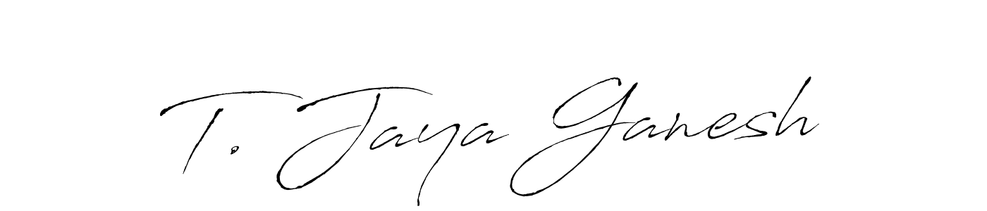 How to make T. Jaya Ganesh signature? Antro_Vectra is a professional autograph style. Create handwritten signature for T. Jaya Ganesh name. T. Jaya Ganesh signature style 6 images and pictures png