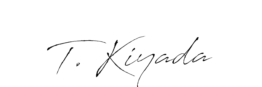 Similarly Antro_Vectra is the best handwritten signature design. Signature creator online .You can use it as an online autograph creator for name T. Kiyada. T. Kiyada signature style 6 images and pictures png