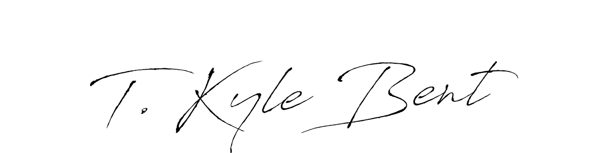 Use a signature maker to create a handwritten signature online. With this signature software, you can design (Antro_Vectra) your own signature for name T. Kyle Bent. T. Kyle Bent signature style 6 images and pictures png