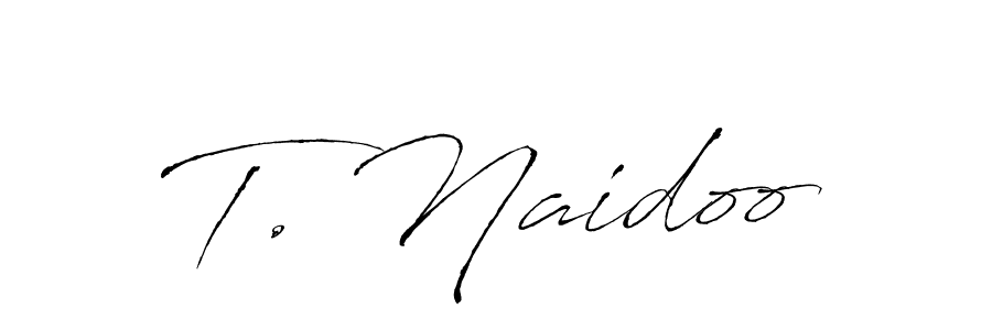 Also we have T. Naidoo name is the best signature style. Create professional handwritten signature collection using Antro_Vectra autograph style. T. Naidoo signature style 6 images and pictures png