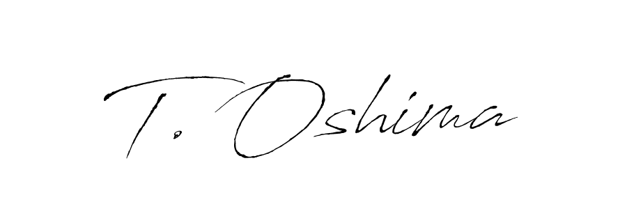 You should practise on your own different ways (Antro_Vectra) to write your name (T. Oshima) in signature. don't let someone else do it for you. T. Oshima signature style 6 images and pictures png