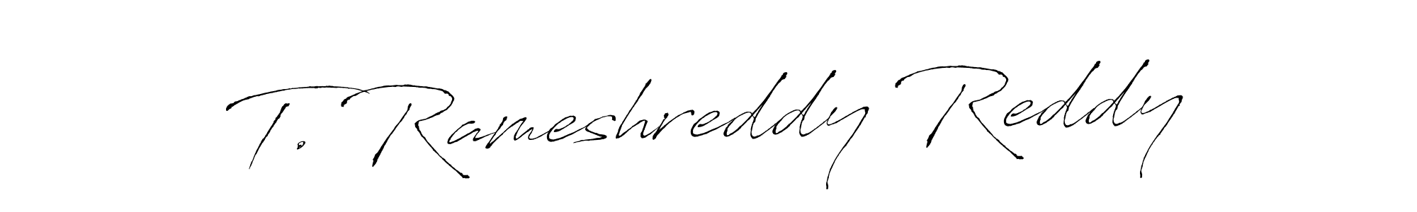 How to Draw T. Rameshreddy Reddy signature style? Antro_Vectra is a latest design signature styles for name T. Rameshreddy Reddy. T. Rameshreddy Reddy signature style 6 images and pictures png