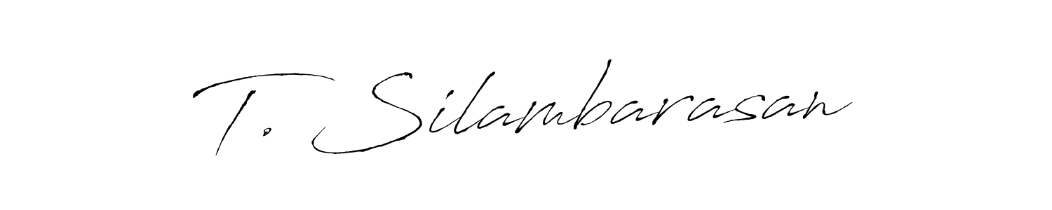 if you are searching for the best signature style for your name T. Silambarasan. so please give up your signature search. here we have designed multiple signature styles  using Antro_Vectra. T. Silambarasan signature style 6 images and pictures png