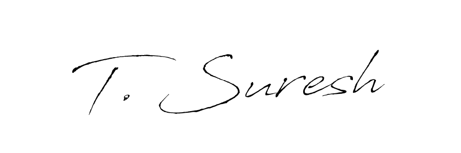 It looks lik you need a new signature style for name T. Suresh. Design unique handwritten (Antro_Vectra) signature with our free signature maker in just a few clicks. T. Suresh signature style 6 images and pictures png