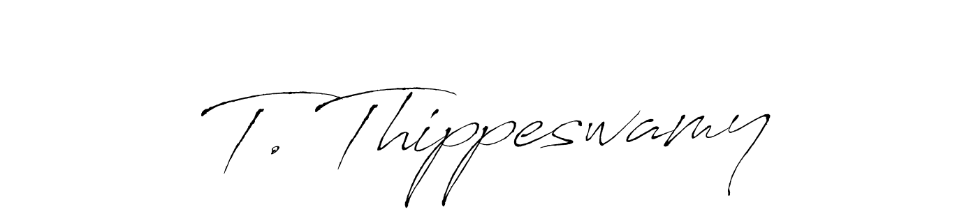 Also You can easily find your signature by using the search form. We will create T. Thippeswamy name handwritten signature images for you free of cost using Antro_Vectra sign style. T. Thippeswamy signature style 6 images and pictures png